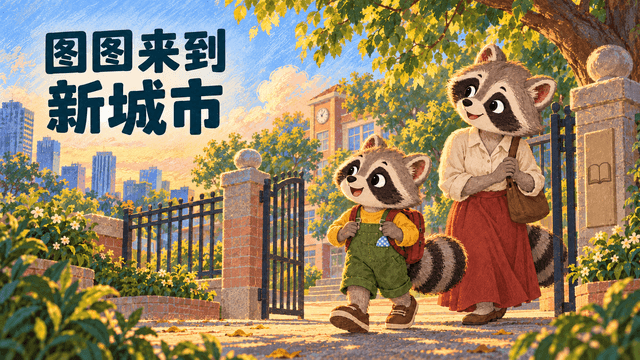 图图来到新城市专辑封面