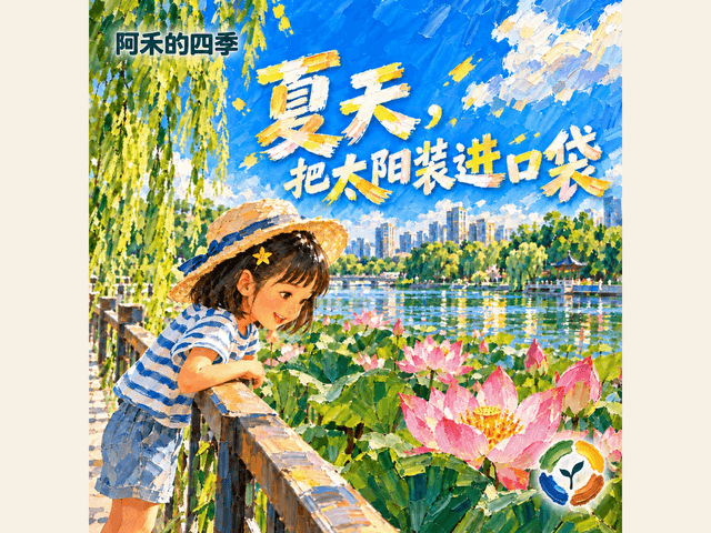 夏天，把太阳装进口袋绘本封面