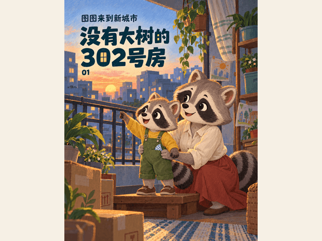 没有大树的302号房绘本封面