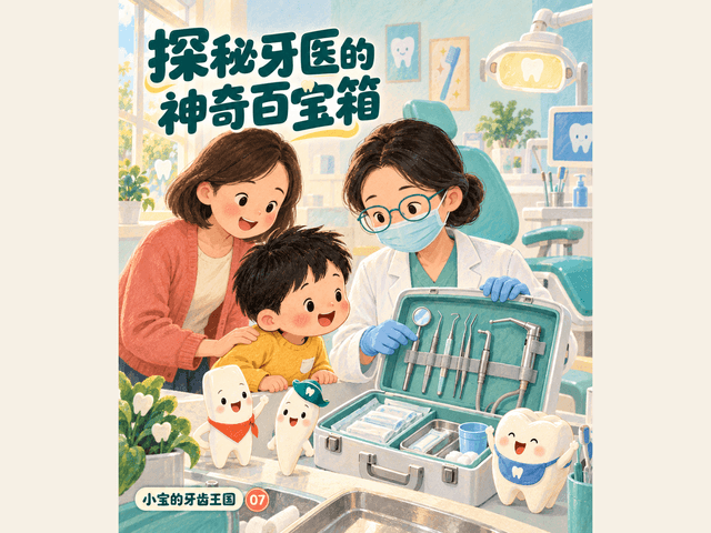 探秘牙医的神奇百宝箱绘本封面