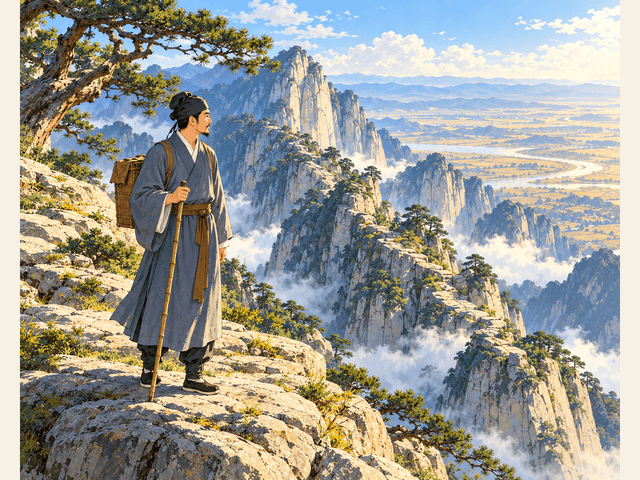 河岳雄风：华山绝顶看黄河绘本封面