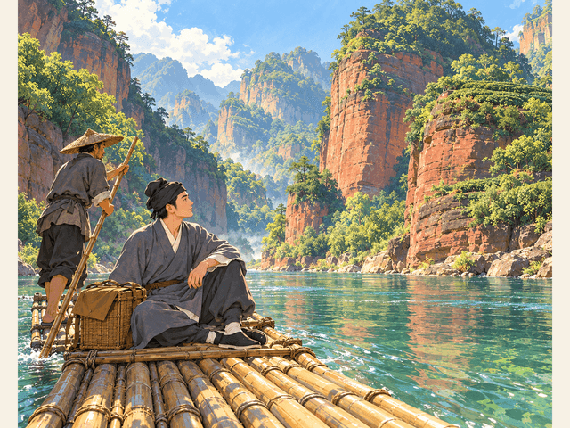 九曲探源：武夷山的碧水丹山绘本封面