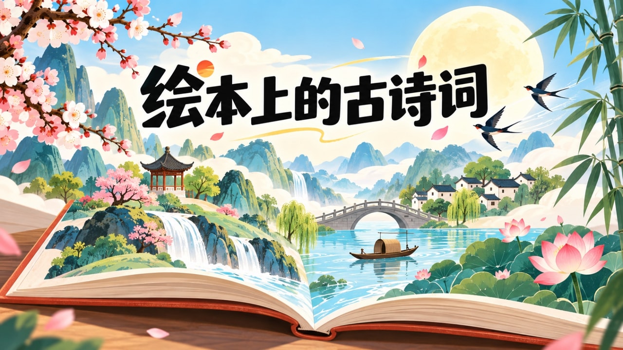 绘本上的古诗词课程封面