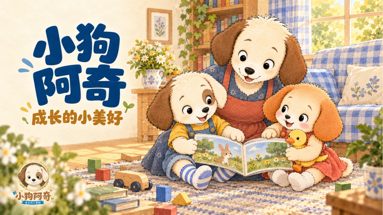 小狗阿奇 · 成长的小美好课程封面