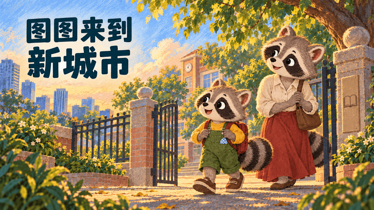 图图来到新城市课程封面