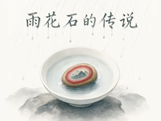 雨花石的传说绘本封面
